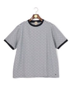 J.PRESS MEN 【KING SIZE / 接触冷感 / 吸水速乾】【J.PRESS PREMIUM JERSEY】アーガイルリンクス Tシャツ