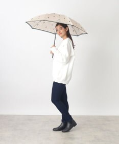 MOONBAT POLO RALPH LAUREN （ポロ ラルフローレン）折りたたみ傘 FLAG BEAR ポロベア ドット 大きめ55cm