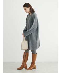 Green Parks リブニットミニワンピース