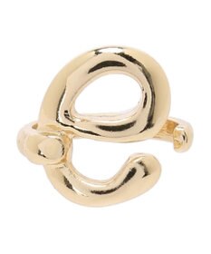 AMERICAN HOLIC イニシャルリングＧＬＤ