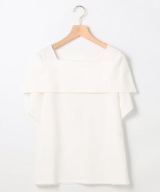 組曲 L 【先行予約】GIZAコットンオフショルダー カットソー