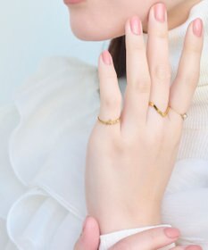 Phoebe ラッキーレターピンキーリング(チャーム)