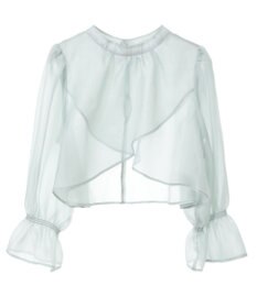 earth music&ecology SET2点シアーブラウス＋3Dレースワンピース