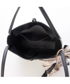 UNBILLION カシュカシュ cachecache / スカーフチャーム付きロングハンドルトート