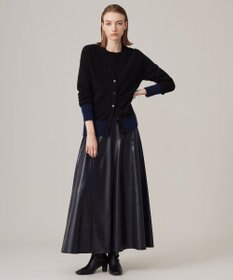 ICB L ピュアカシミヤ カーディガン