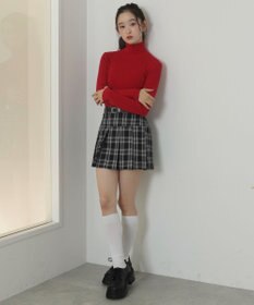 WEGO 【2025年秋冬新作】リブタートルニット