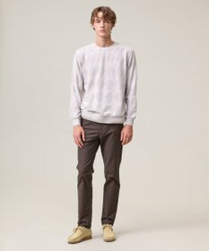 J.PRESS MEN アーガイルワントーンリンクス ロングスリーブ Tシャツ