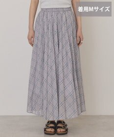 AMERICAN HOLIC 【選べる丈】チェックシアープリーツスカート