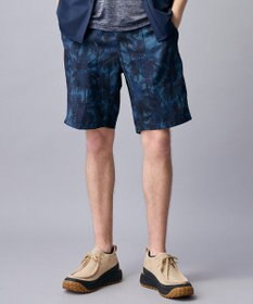 JOSEPH ABBOUD MOUNTAIN 【速乾/軽量/ストレッチ】ライトスラブボタニカルプリント  イージーショーツ