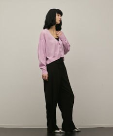 GRACE CONTINENTAL スリーブスリットニットカーディガン