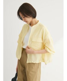 Green Parks シアーショート丈ブルゾン