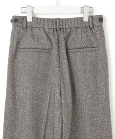 23区 S ラメミックスツイード タック ワイド パンツ