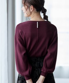 Tiaclasse 【安田美沙子さん着用・新色追加・洗える】ボリュームパフスリーブニット