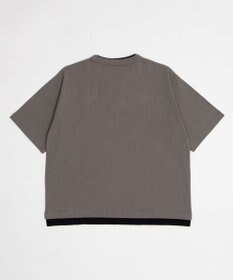 WEGO 【ユニセックス着用ITEM/MLサイズ展開】フェイクレイヤードキーネックT（SS）