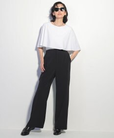 ICB 【WEB限定カラーあり】マットスキューバ ケープデザインカットソー
