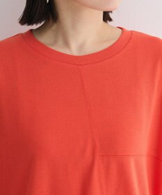 Green Parks 裾フリルドッキング５分袖プルオーバー