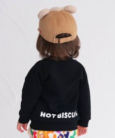 MIKI HOUSE HOT BISCUITS 【70-110cm】 顔ドン ラグラントレーナー