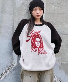 WEGO 【ユニセックス着用ITEM/SMLサイズ展開】ジャガードグラフィックプルオーバー