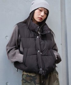 WEGO 【25年秋冬新作】ショートパファーベスト