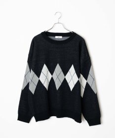 WEGO ルーズフィット総柄プルオーバー