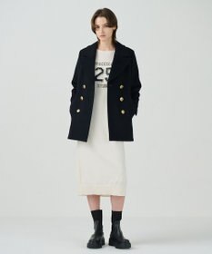 GRACE CONTINENTAL ナンバーモチーフニットワンピース