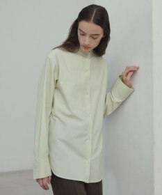 BEIGE， 【洗える】CLOVER / コットンバックボウタイブラウス