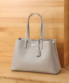 style code 【MERCURYDUO/マーキュリーデュオ】通勤、通学、リクルート両アオリポケットA4トートバッグ　キーチャーム付