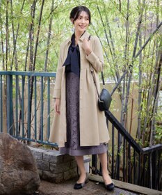 Tiaclasse L 【洗える】ステンカラードレスコート