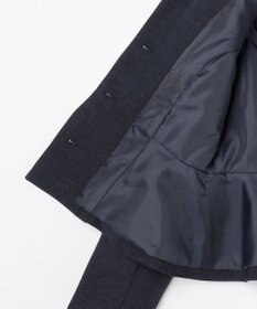 Feroux 【先行予約】パール釦ペプラムジャケット×スカート セットアップ