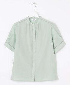 J.PRESS LADIES S 【洗える・イージーケア】ライトタンブラー バンドカラー ブラウス