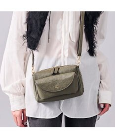 PELLE BORSA レザーポシェット メガネポケット付き Reinette レネット 4795