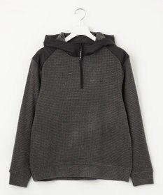 23区GOLF 【23Fondation/MEN】【吸湿発熱】ワッフルジャガード ハーフジップ