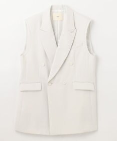 NAVE ウールポリエステルツイル ジレ