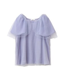 earth music&ecology チュールレイヤードプルオーバー