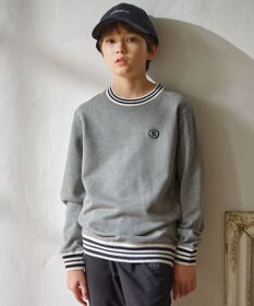 J.PRESS KIDS 【140-170cm】BICOLOR LINE COMBI トレーナー