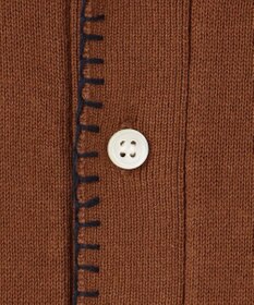 J.PRESS MEN 【WEB・一部店舗限定】Blancket Stitch Knit Polo