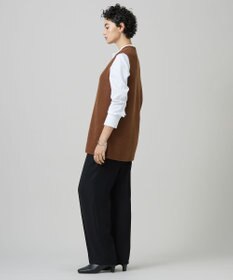 ICB 【洗える】ソフトカシミヤミックス ニットベスト