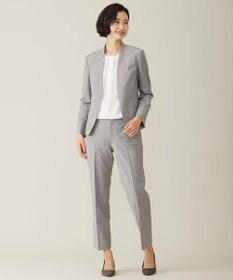 J.PRESS LADIES シャドーストライプ クルーネック カットソー