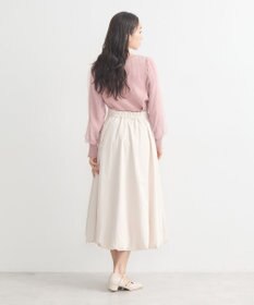 earth music&ecology マジョリカプリーツチュールニットプルオーバー