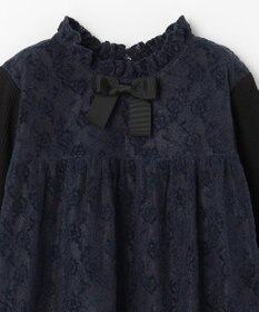 組曲 KIDS 【150-160㎝】スノウレースワンピース