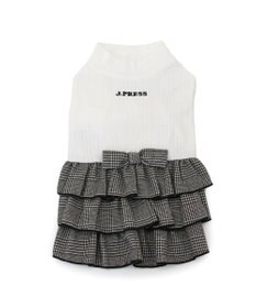 PET PARADISE J.PRESS スカート つなぎ 《グレンチェック》 小型犬
