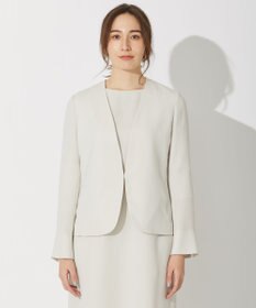 自由区 【セットアップ可】ダブルクロス ノーカラージャケット