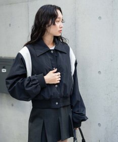 WEGO ナイロン切替ショートスタジャン