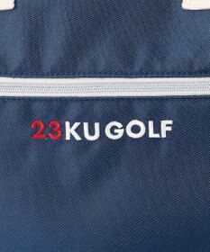 23区GOLF シューズ収納付【UNISEX】合皮×デニム調ボストンバッグ