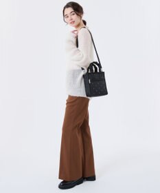 LeSportsac GH MINI N/S TOTE/ビジューブラックグレー