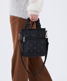 LeSportsac GH MINI N/S TOTE/ビジューブラックグレー