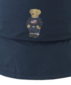 MOONBAT POLO RALPH LAUREN レインハット FLAG BEAR 撥水 ポケッタブル