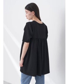 earth music&ecology ジャガードギャザーチュニック