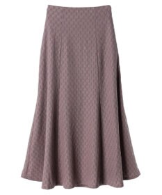 earth music&ecology ジャガードフレアスカート