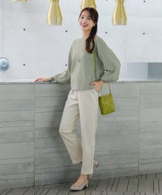 Tiaclasse 【安田美沙子さん着用・新色追加・洗える】ボリュームパフスリーブニット